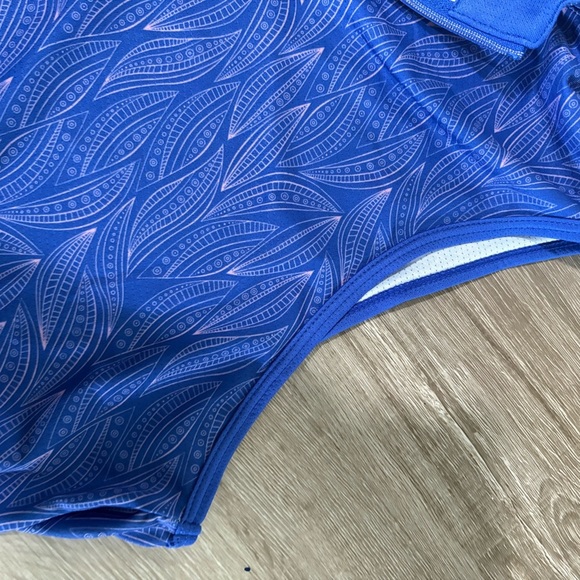 Royal Blue Polo Collar Sleeveless Tank Top - Picture 5 of 5